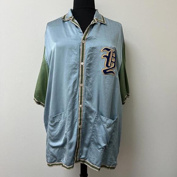 Gucci Silk Button Up